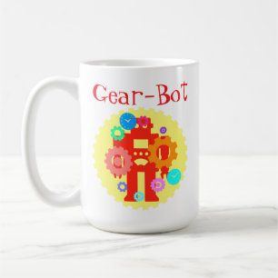 Zahnrad-Roboter Kaffeetasse