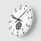 Zahnrad Runde Wanduhr (Winkel)