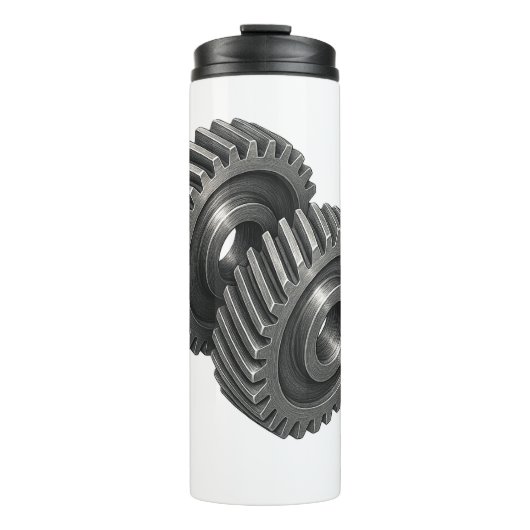 Zahnrad Thermosbecher (Vorderseite)