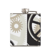 Zahnradarbeit Flachmann (Rückseite)