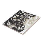 Zahnradarbeit Fliese (Seite)