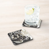 Zahnradarbeit Getränkeuntersetzer (Rechte Seite)