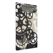 Zahnradarbeit Mini Klemmbrett (Schrägansicht)