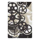 Zahnradarbeit Mini Klemmbrett (Rückseite)