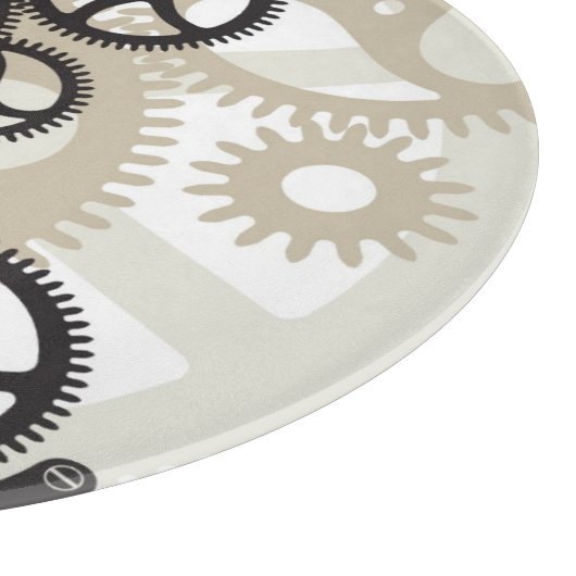 Zahnradarbeit Schneidebrett (Ecke)