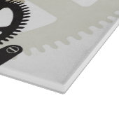 Zahnradarbeit Schneidebrett (Ecke)