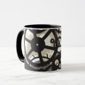 Zahnradarbeit Tasse (Vorderseite Links)
