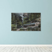 Zahnradbahn hoch leinwanddruck (Insitu (Holzboden))