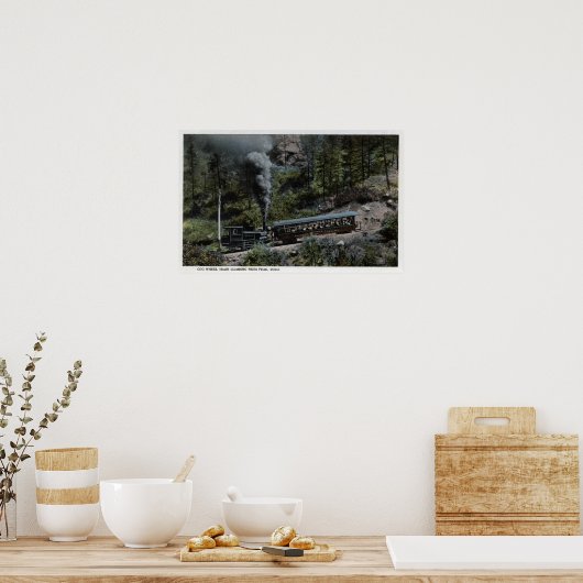 Zahnradbahn hoch poster (Küche)