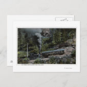 Zahnradbahn hoch postkarte (Vorne/Hinten)