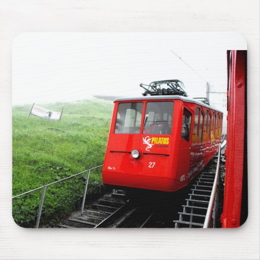Zahnradbahn Pilatus in der Schweiz Mousepad (Vorne)