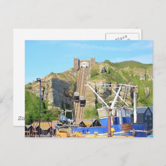 Zahnradbahn Postkarte (Vorne/Hinten)