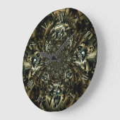 Zahnräder Große Wanduhr (Winkel)