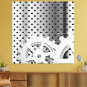 Zahnräder Leinwanddruck (Insitu (Wohnzimmer))