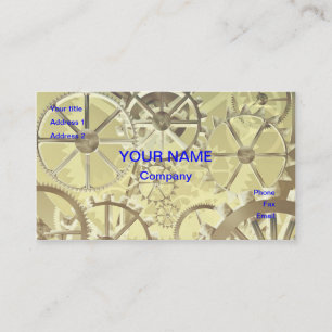 Zahnräder Visitenkarte