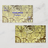 Zahnräder Visitenkarte (Vorne/Hinten)