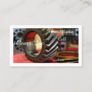 Zahnräder Visitenkarte