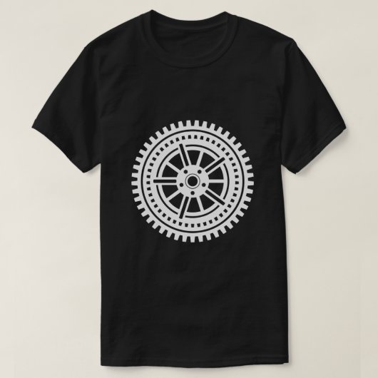 Zahnradgetriebe - 10 hochkomplexe Spokes T-Shirt (Design vorne)