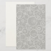 Zahnradmuster Briefpapier (Vorne/Hinten)