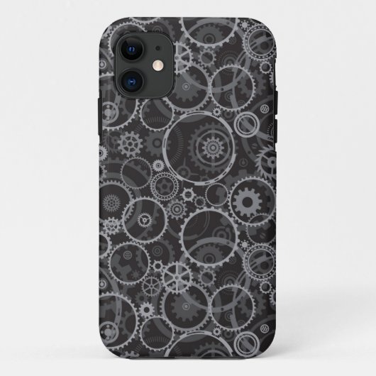Zahnradmuster Case-Mate iPhone Hülle (Rückseite)
