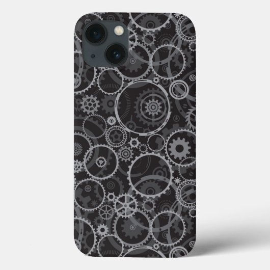 Zahnradmuster Case-Mate iPhone Hülle (Rückseite)