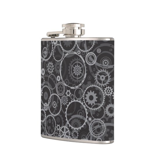 Zahnradmuster Flachmann (Links)