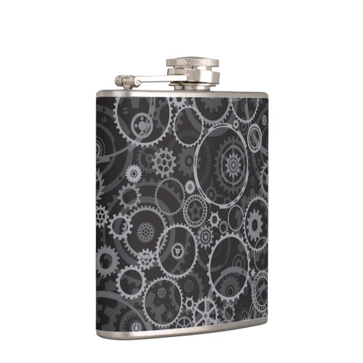 Zahnradmuster Flachmann (Rechts)