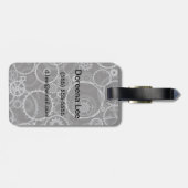 Zahnradmuster Gepäckanhänger (Rückseite horizontal)