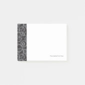 Zahnradmuster Post-it Klebezettel (Vorderseite)