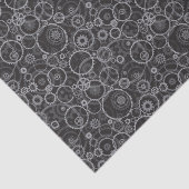 Zahnradmuster Seidenpapier (Ausschnitt)