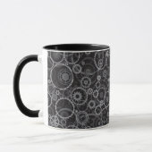 Zahnradmuster Tasse (Links)