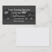 Zahnradschleppdienst Visitenkarte (Vorne/Hinten)