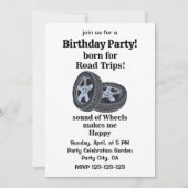 Zahnradtechniker zum Geburtstag Einladung (Vorderseite)