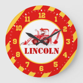 Zahnraduhr für den Bau von Kleinkindern Große Wanduhr