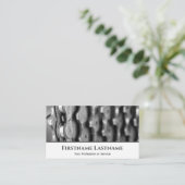 Zahnradzahnrad aus Metall für Fahrradwerkskops Visitenkarte (Stehend Vorderseite)