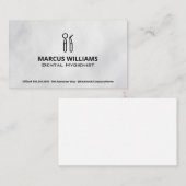 Zahnreiniger-Tools Visitenkarte (Vorne/Hinten)