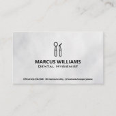 Zahnreiniger-Tools Visitenkarte (Vorderseite)