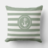 Zahnriegel- und Weißstreifenhalterung Kissen (Vorderseite)