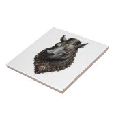 "Zahnriese: Der Steampunk-Hippo" Fliese (Seite)