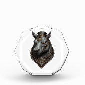 "Zahnriese: Der Steampunk-Hippo" Fotoblock (Vorderseite)