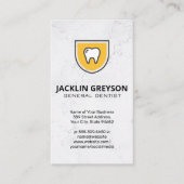 Zahnschildsymbol | Dental Visitenkarte (Vorderseite)