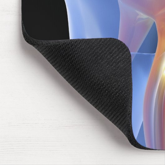 Zahnseide, durchsichtiger Querschnitt eines Molars Mousepad (Ecke)