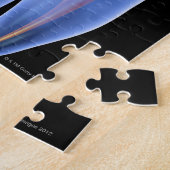 Zahnseide, durchsichtiger Querschnitt eines Molars Puzzle (Seite)