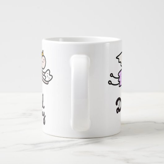 Zahnseide Jumbo-Tasse (Rückseite)