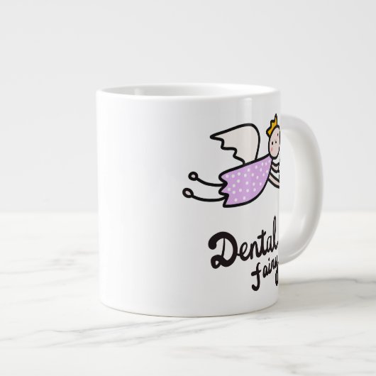 Zahnseide Jumbo-Tasse (Vorderseite Rechts)