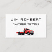 Zahnseide-Reputation Roter Towstapler Visitenkarte (Vorderseite)