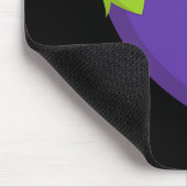 Zahnseide und Pfirsichfarben - Doppelsymbol Mousepad (Ecke)