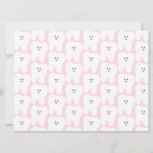 Zahnseidenmatte Einladung (Rückseite)