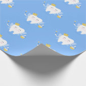 Zahnseidenmatte Geschenkpapier (Ecke)