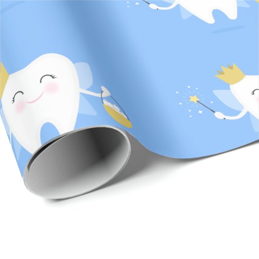 Zahnseidenmatte Geschenkpapier (Rolleneckpunkt)